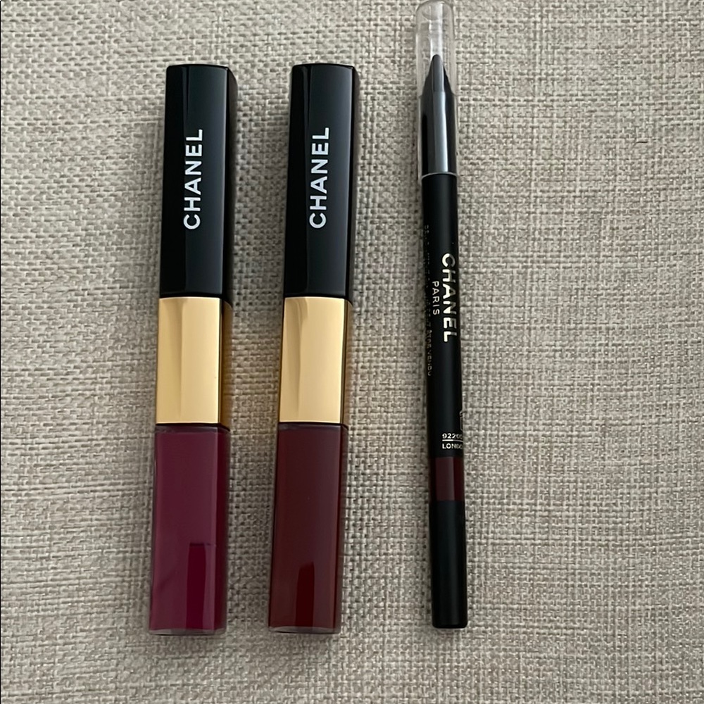 Chanel Rouge Duo Ultra Tenue Lip Color Set - Deep Red